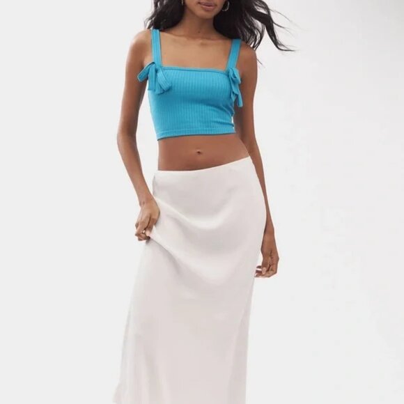 Anthropologie Ribbed Bow Knit Tank Top - Picture 4 of 4